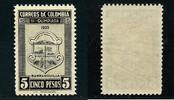 Briefmarken 5 Pesos Kolumbien Barranquilla Olympiade Wappen 365 MNH / 490 -