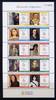 Briefmarken Kolumbien Colombia Unabhängigkeit Gemälde Paintings Frauen 2731-2740 MNH -