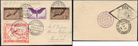 Briefmarken Schweiz 1931 DO-X Karte Romanshorn Rio Montevideo Uruguay Harms 11 DOX / -
