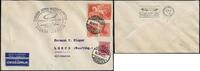 Briefmarken Zeppelin 1932 Uruguay 7. SAF Monteviedeo Deutschland Brief Si 186 / -