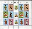 Briefmarken Surinam Trachten Folk Costumes Folklore Kleidung 2806-2811 Kleinbogen MNH -