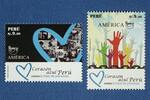Briefmarken Peru UPAEP Menschenhandel Human Trafficking 2764-2765 Postfrisch MNH -