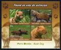 Briefmarken Peru Hunde Dogs Haustiere Pets Perro Montes Block 46 Postfrisch MNH -
