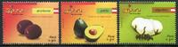 Briefmarken Peru Export Avocados Oliven Baumwolle Pflanzen 2305-2307 Postfrisch MNH -