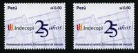Briefmarken Peru Indecopi Jubiläum Geistiges Eigentum Freier Wettbewerb Postfrisch MNH -