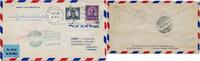 Briefmarken Katapult 1931 USA Brief New York Landpost Braunschweig Catapult H 67 a / -