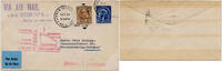 Briefmarken Katapult 1931 USA Brief New York Landpost Braunschweig Catapult H 75 a / -