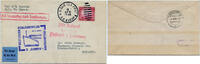 Briefmarken Katapult USA Brief Dampfer Europa Seepost Braunschweig H 107 b Catapult/910 -