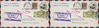 Briefmarken Katapult 1933 USA Ganzsache mit ZuF Landpost Deutschland Catapult H 132 a / -