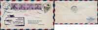 Briefmarken Katapult 1933 USA Ganzsache mit ZuF Landpost Deutschland Catapult H 135 a / -