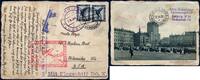 Briefmarken 4 RM 1131 DO-X 1931 Dt. Reich 1. Überseeflug AK MeF  Milwaukee USA 7 b DOX /