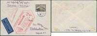 Briefmarken 4 RM Zeppelin Dt. Reich Chicagofahrt Anschlussflug Berlin Rand Si 238E/1725 -