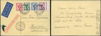 Briefmarken Zeppelin Dt. Reich Bodenseegebiet Bordpost Abwurf St. Gallen Si 50 BI / 975 -