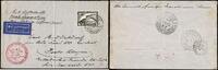 Briefmarken Zeppelin Dt. Reich 1930 Südamerikafahrt F`hafen Abwurf Bahia Si 57 D / 1283 -