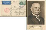 Briefmarken Zeppelin Dt. Reich 1930 Landungsfahrt Bern Basel Kurt Schönherr Si 93 Bb / -