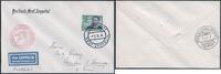 Briefmarken 2 RM Zeppelin Dt. Reich 1934 1. SAF Bordpost Rückfahrt EF Staufen Si 247 D/ -