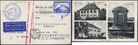 Briefmarken 2 RM Zeppelin Dt. Reich 1929 Amerikafahrt EF Rand mit Nr USA Si 26 A / -