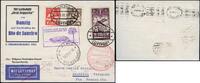 Briefmarken Zeppelin 1931 Danzig 2. SAF Anschluss Berlin Argentinien Paraguay Si 129 / -