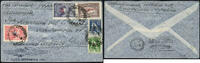 Briefmarken Zeppelin 1932 Argentinien 6. SAF Brief 384-386 Buenos Aires Freiburg 179 / 2037 -