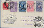 Briefmarken Zeppelin Argentinien 5. SAF Postkarte Buenos Aires Lorch 173 A / 2029 -