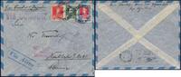 Briefmarken Zeppelin 1934 Argentinien 3. SAF Argentinienfahrt Brief Neukloster Si 256 / -