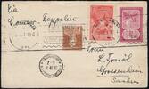 Briefmarken Zeppelin 1931 Argentinien 3. SAF PK Buenos Aires Großenhain Sachsen Si 135/ -