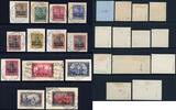 Briefmarken 1900 DP Marokko Michel 7-19 III kpl Briefstücke Luxus Geprüft BPP / 46