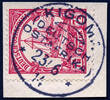 Briefmarken DOA Michel 32   Kigoma 23/6/14 Luxus Briefstück / 311  1914 