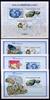 Briefmarken Kongo Kinshasa 2003 Mineralien Minerals Diamant 1767-1769 Block 164-66 MNH -