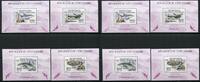 Briefmarken Elefenbeinküste 2005 Leuchttürme Lighthouses Whales Wale Delfine Block 74-77 MNH -