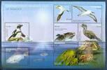Briefmarken Namibia Meerestiere Vögel Wal Fische Krabbe Pinguin Block 77 Postfrisch MNH -
