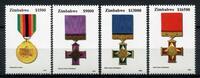 Briefmarken Zimbabwe Simbabwe 2004 Orden Medals Militär Military 778-781 Postfrisch MNH -