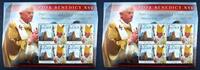 Briefmarken Gambia Papst Benedikt Pope Benedict USA-Reise Religion 5994 Kleinbogen MNH -