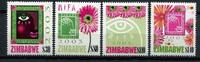 Briefmarken Zimbabwe Simbabwe 2003 Kunstfestival Art Moderne Kunst 752-755 Postfrisch MNH -