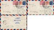 Briefmarken Zeppelin Brasilien 1930 1. SAF Zp 5 + US Seepost USS Voltaire Si 59 E / RAR -