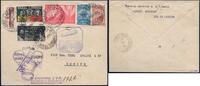 Briefmarken Zeppelin Brasilien 1933 Chicagofahrt Etappe Rio Recife Reko Si 239 Da / RAR -