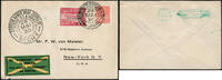 Briefmarken Zeppelin Brasilien SAF Brief MiF ZP 5 Rio de Janeiro New York Si 59 E/ 2440 -
