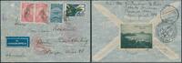 Briefmarken Zeppelin Brasilien 1934 4. SAF Rio de Janeiro Charlottenburg Si 261 A / -