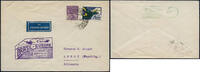 Briefmarken Zeppelin Brasilien 1933 5. SAF Brief Rio de Janeiro Deutschland Si 227 A / -