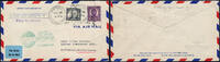 Stamps Catapult USA New York Cover from SS Europa to Netherlands Katapult / 716 -