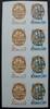 Stamps Kazakhstan Space Imperf Pair w/ and w/o Ovpt Block/4 Michel # 8 B MNH -