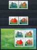Stamps Singapore Fishes Poissons Pesci Scott #1018-21 & 1021a MNH -