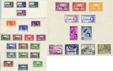 Stamps Sierra Leone 1935-1949 Complete Collection on Pages SG 181-208 Mint White OG -