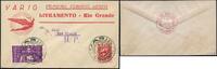 Briefmarken Brasilien VARIG First Flight Cover MiF V15 Livramento - Rio Grande / 242 -