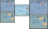 Briefmarken Brasilien 1937-1939 VARIG-Vordruck-Luftpost-Briefe (3) Luftfahrt-Archiv ILA / 24 -
