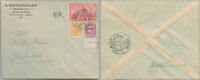 Briefmarken Brasilien VARIG Luftpost-Brief MiF V48 Porto Alegre nach Pelotas / 7 -