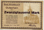 Württemberg, 20 Tsd. Mark Wimpfen - Stadt, -