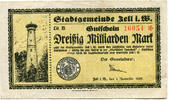 Baden, 30 Mia. Mark Zell i. W. - Stadtgemeinde, -
