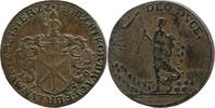 Zellerfeld (Harz), Münzmeisterpfennig Johann Benjamin Hecht (tätig 1739-1762): DEO DVCE, -