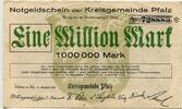Pfalz, 1 Mio. Mark Kreisgemeinde, -